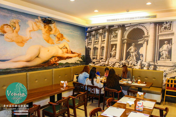 維納斯咖啡Venus cafe【桃園美食】|希臘氛圍客製化咖啡拉花；中西餐點通通都有