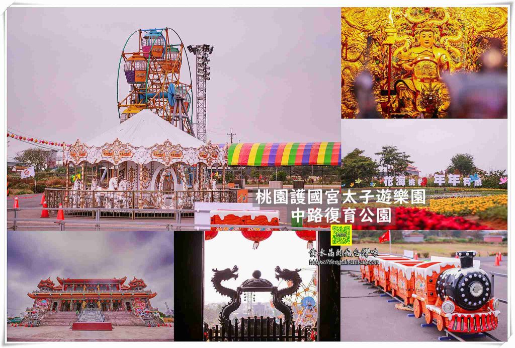 2019護國宮太子遊樂園【桃園景點】|新年走春大年初一免費玩到初五順遊新景點中路復育公園花海