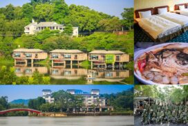 柳營尖山埤渡假村2天1夜旅遊懶人包【台南住宿】|柳營台糖秘境景點水上VILLA&小木屋渡假住宿推薦