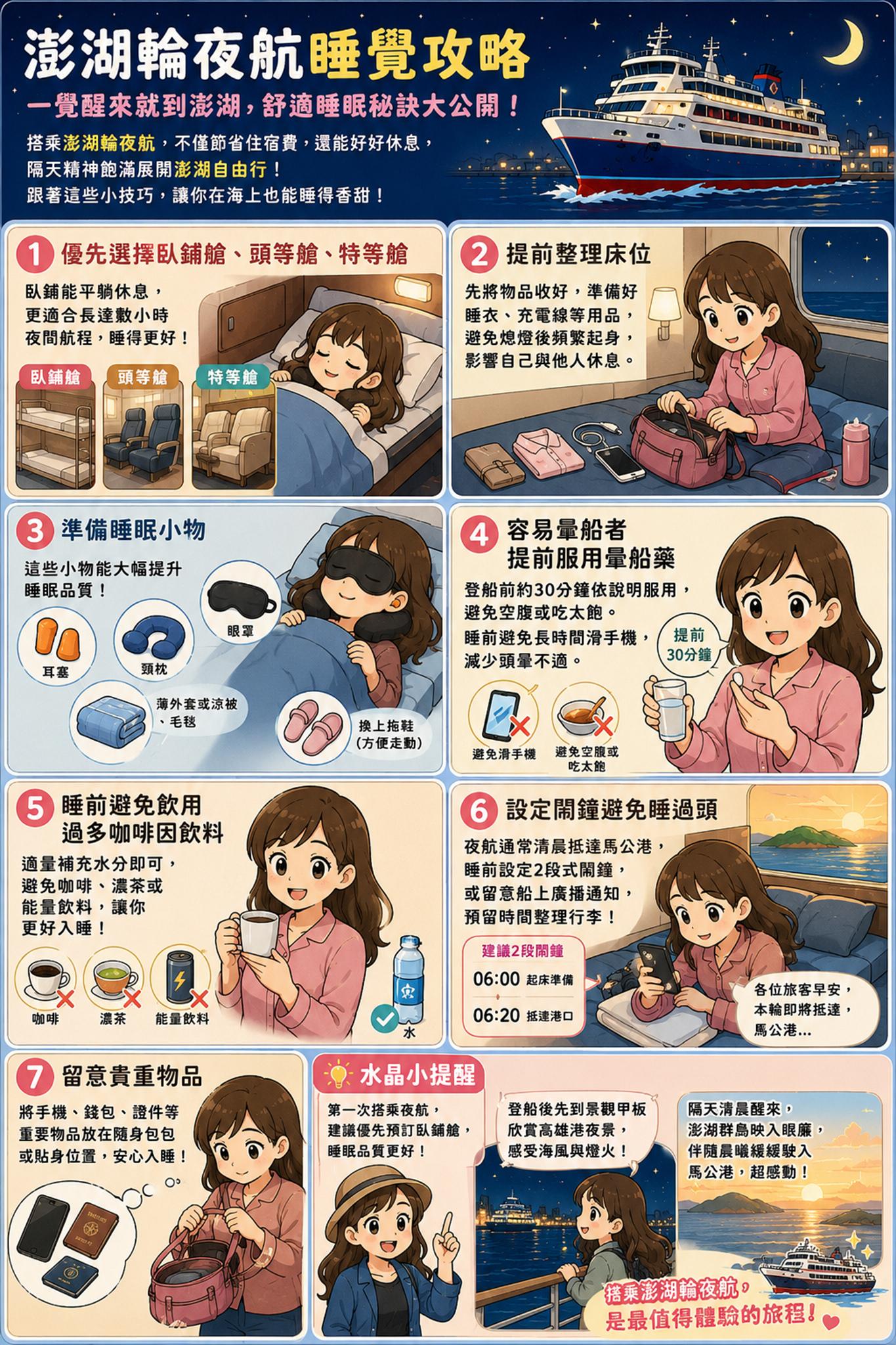 澎湖輪搭乘攻略｜訂票票價、艙等開箱、運車寵物規定，中華Jspace到澎湖車泊旅行最完整懶人包