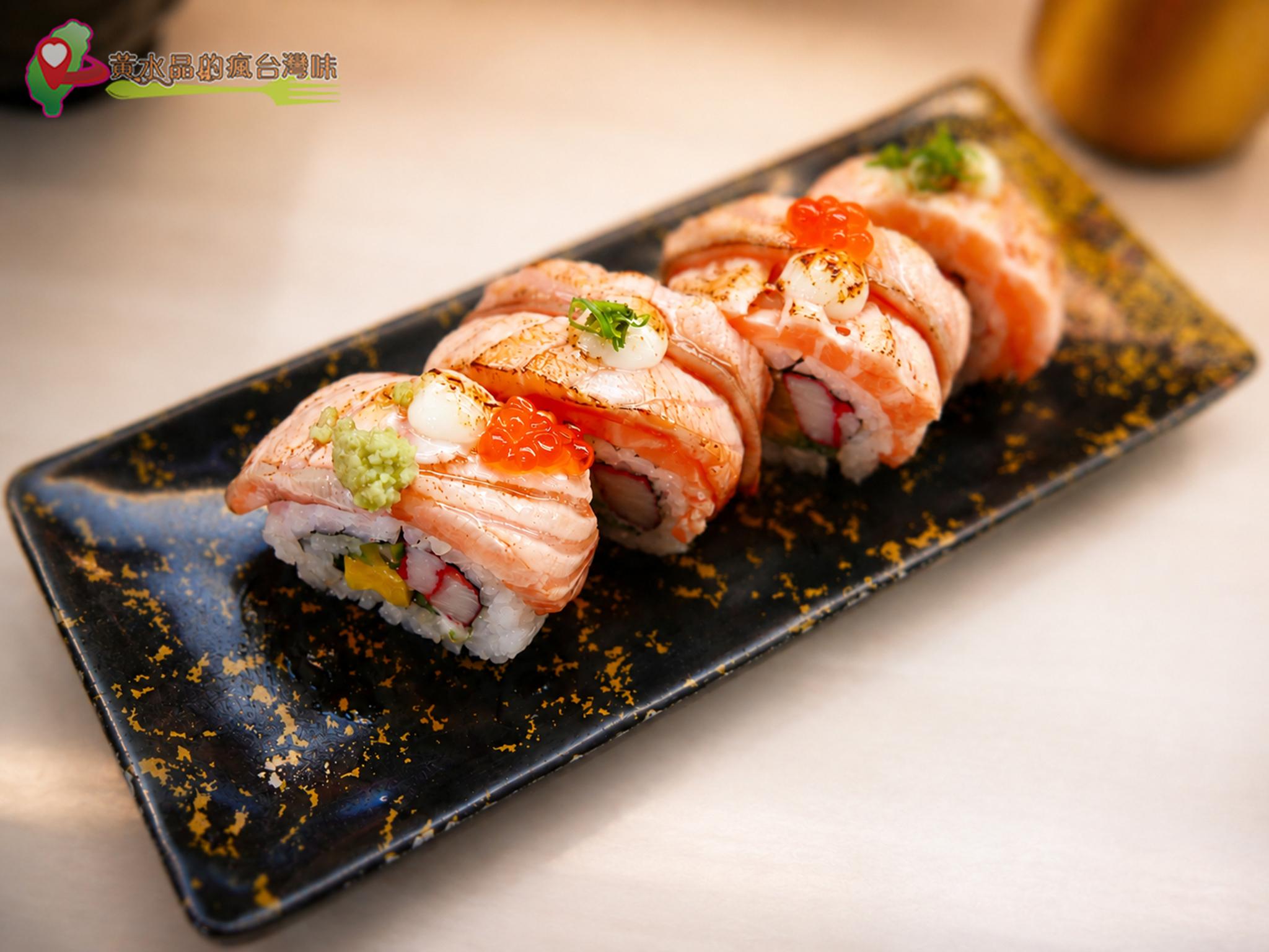 王匠黑鮪魚生魚片|炙燒鮭魚握壽司 王匠黑鮪魚生魚片|炙燒鮭魚握壽司
