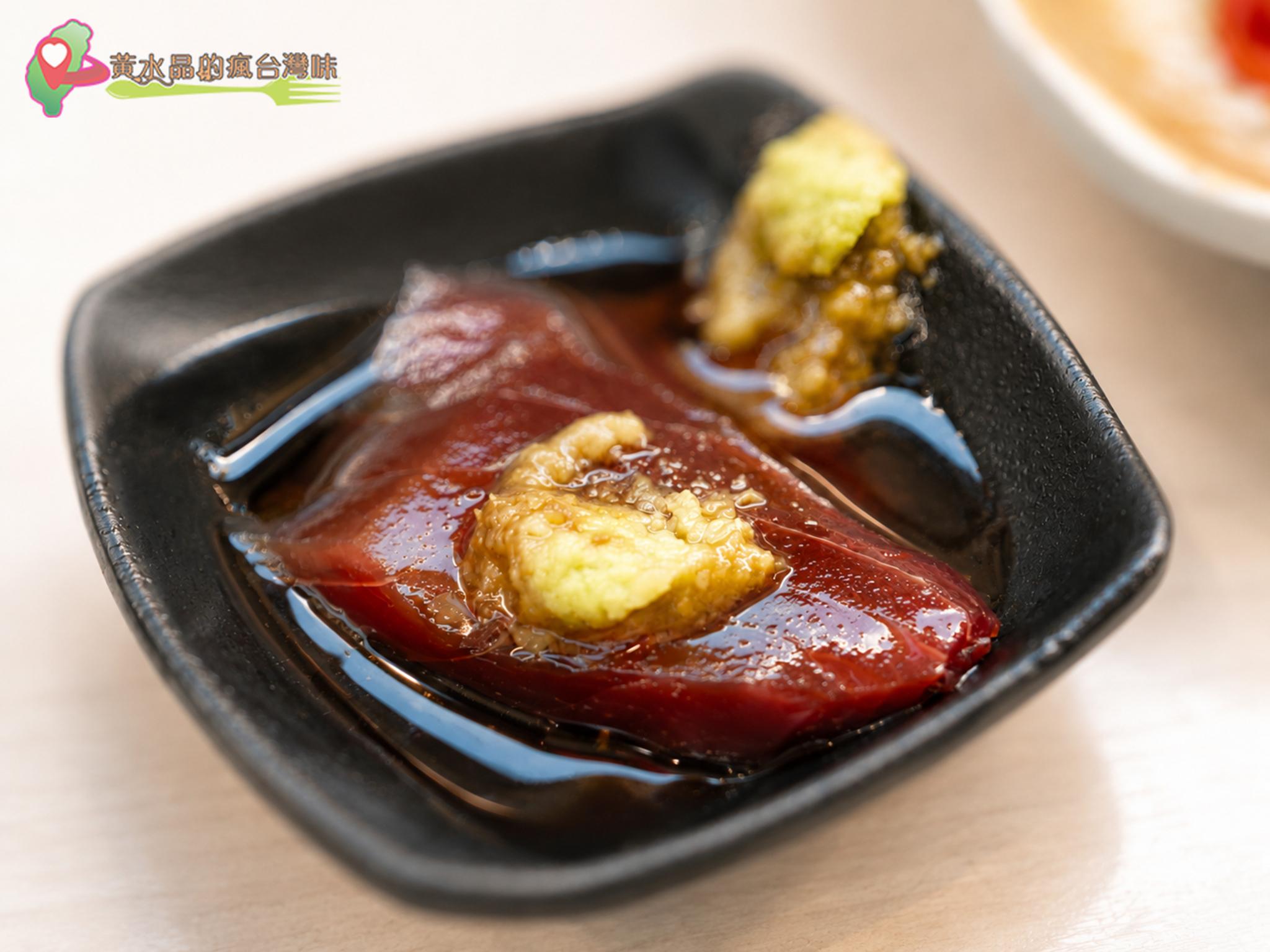 王匠黑鮪魚生魚片|生鮮山葵|自釀醬油 王匠黑鮪魚生魚片|生鮮山葵|自釀醬油