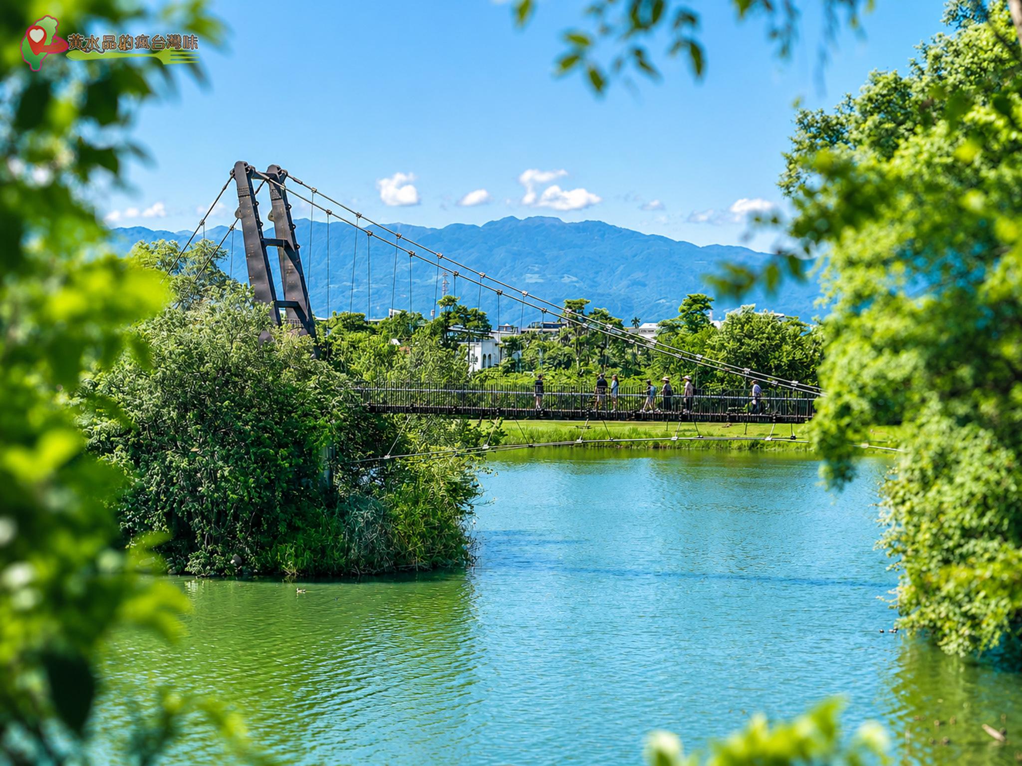 梅花湖|湖心島及吊橋 梅花湖|湖心島及吊橋