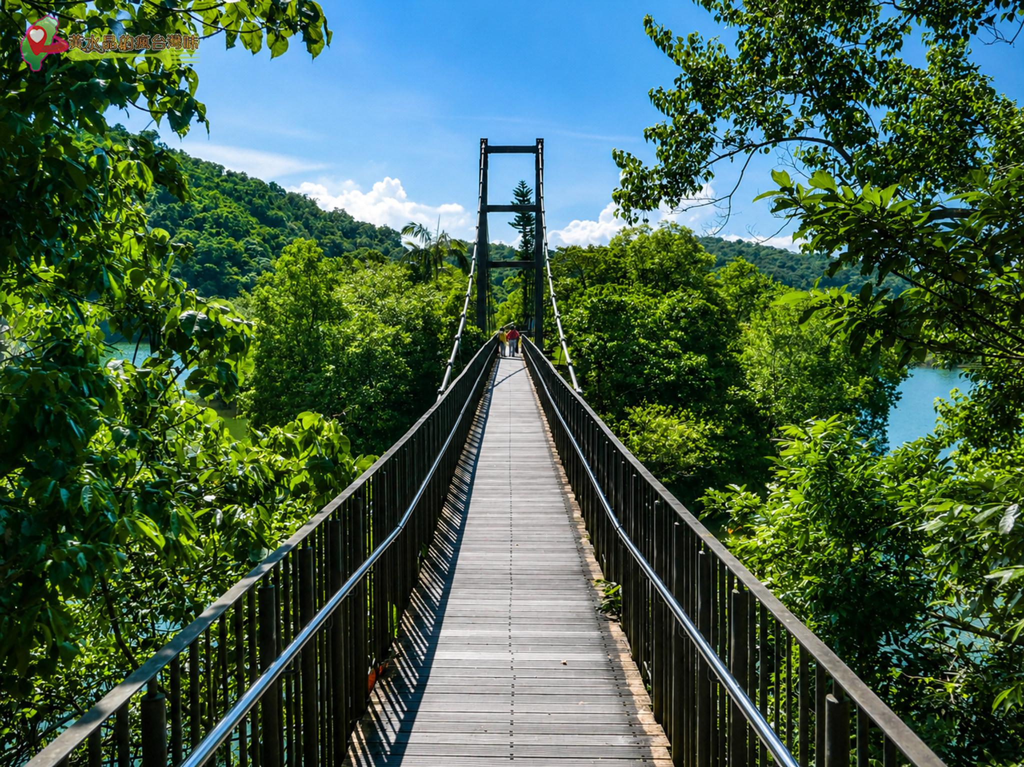 梅花湖|湖心島及吊橋 梅花湖|湖心島及吊橋