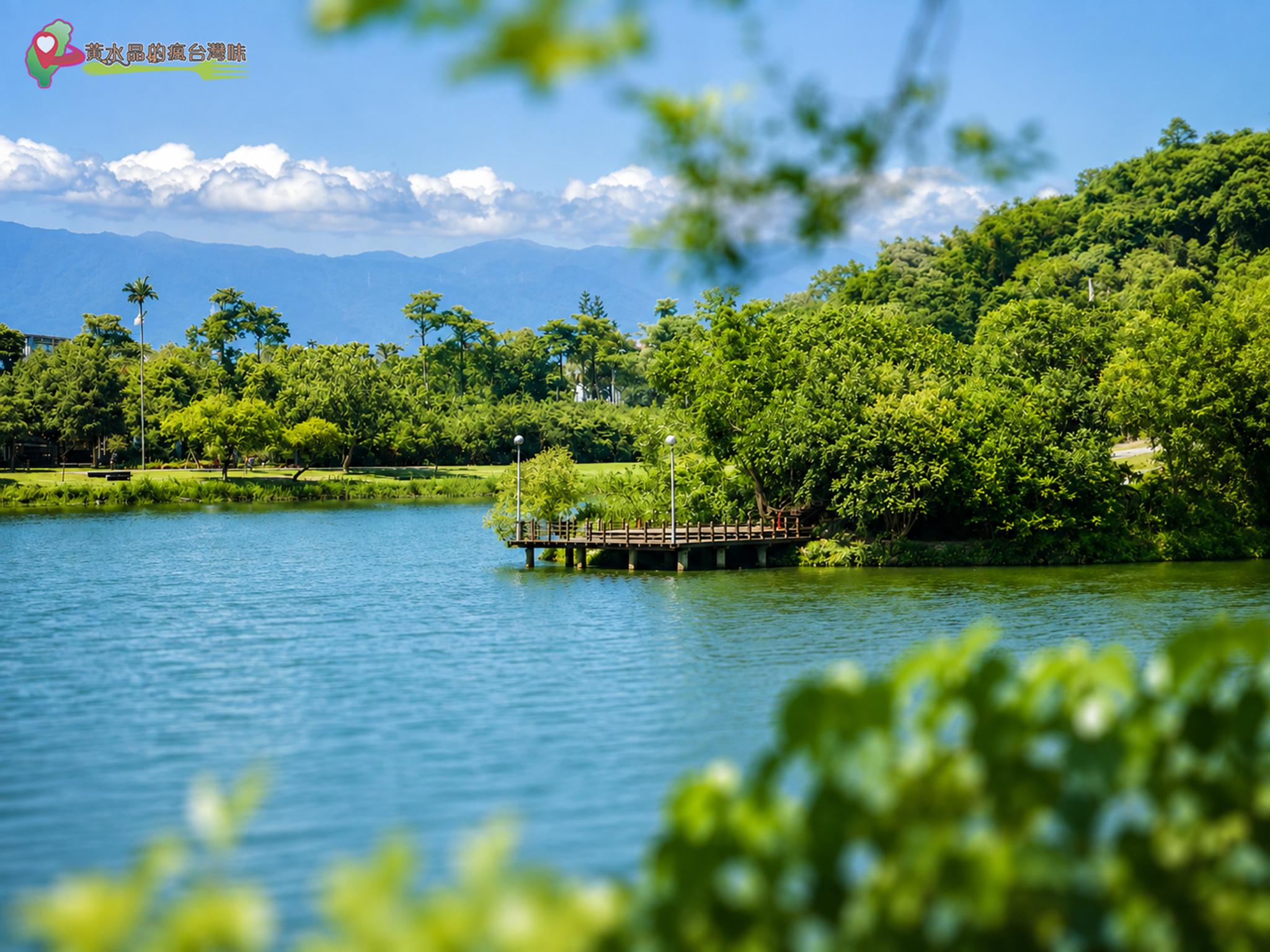 梅花湖|湖心島及吊橋 梅花湖|湖心島及吊橋