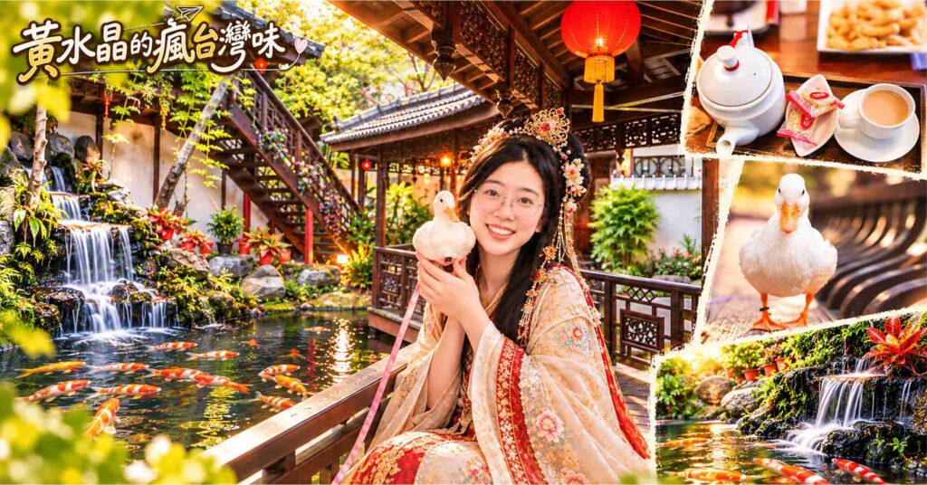 桃園中壢友竹居茶藝館｜菜單、交通停車、江南庭園景觀餐廳攻略 @黃水晶的瘋台灣味